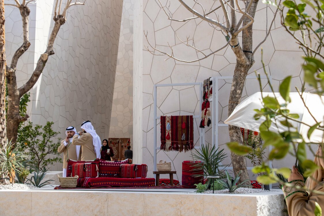 The Saudi Arabia Pavilion. (© Nippon.com)