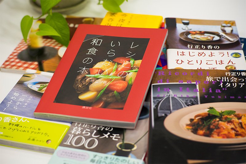 Yukimasa’s cookbooks are popular with Japanese working women.