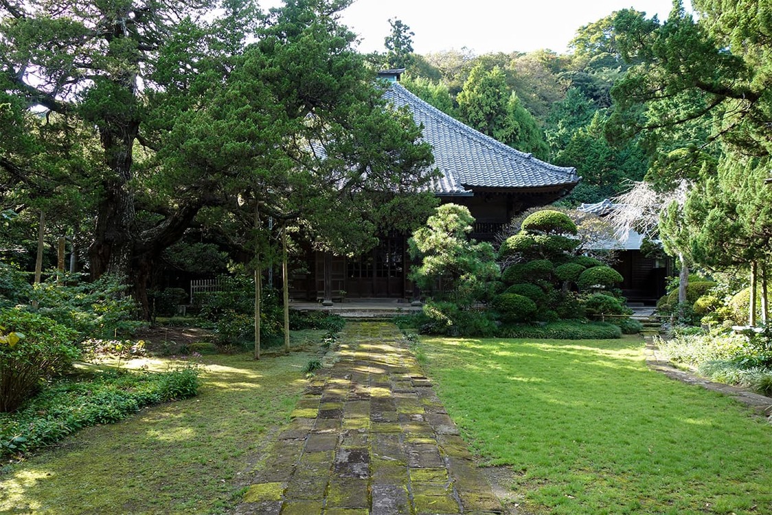 北条政子が創建した寿福寺（筆者撮影）