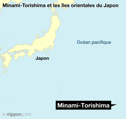 Minami-Torishima et les îles orientales du Japon