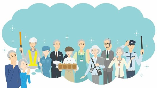 Two in Three Still Working Past Retirement Age of 60 in Japan
