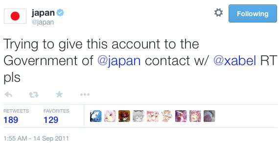 Castaño first reached out to the Japanese authorities with this 2011 tweet.
