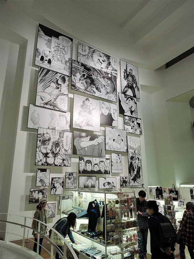 The “Manga Wall” installation at the Masuda Manga Museum in Yokote, Akita. (Photo taken May 2019)