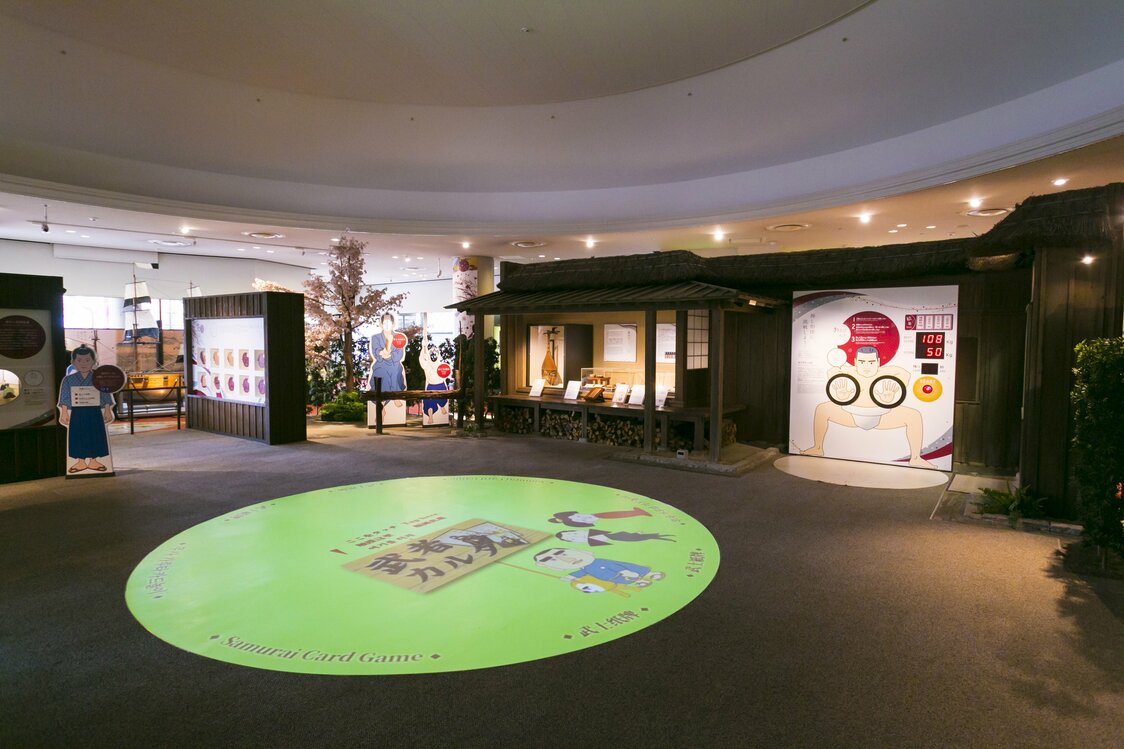 体験型の郷中教育ゾーンは子どもから大人まで楽しく学べる