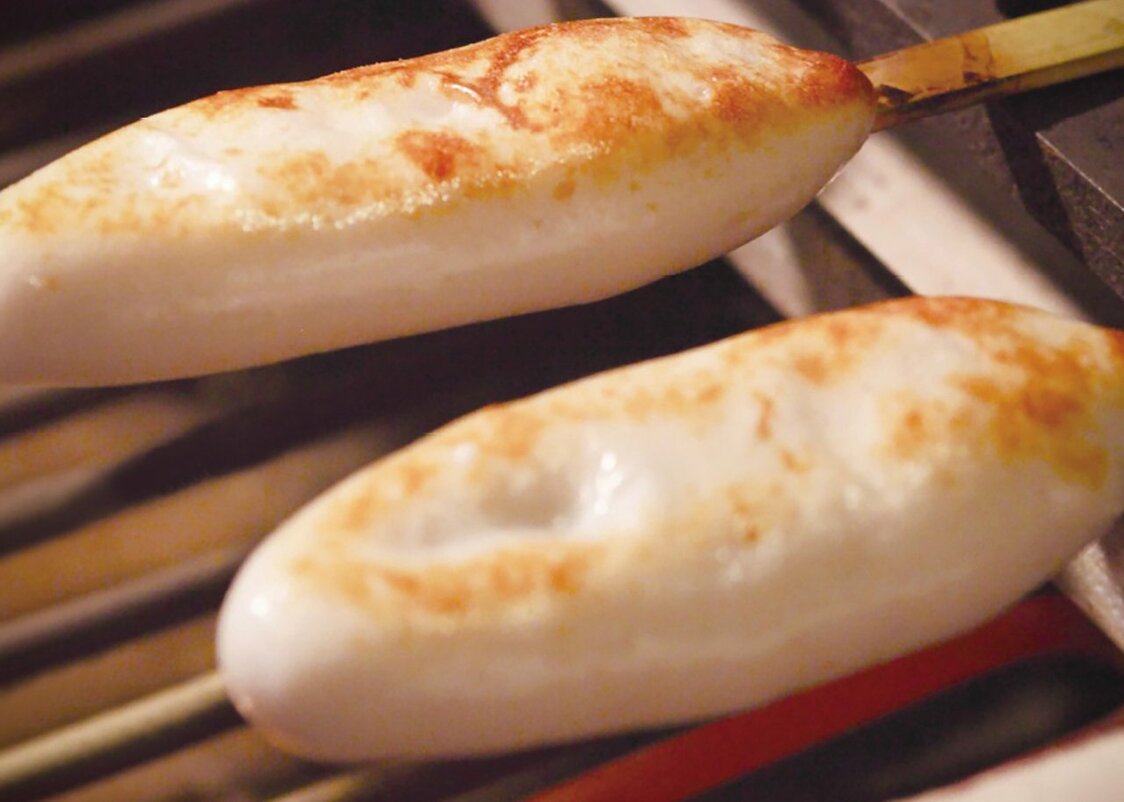 Sasa-kamaboko, el recuerdo típico de Sendai. Fotografía cortesía de Kanezaki.