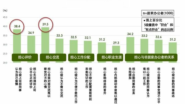 图1:居家办公者的不安