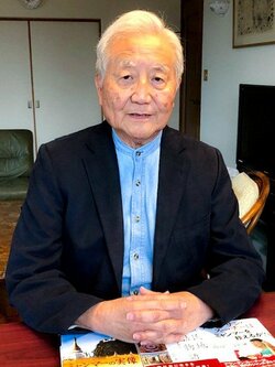 元ミャンマー大使の山口洋一氏=野嶋写す