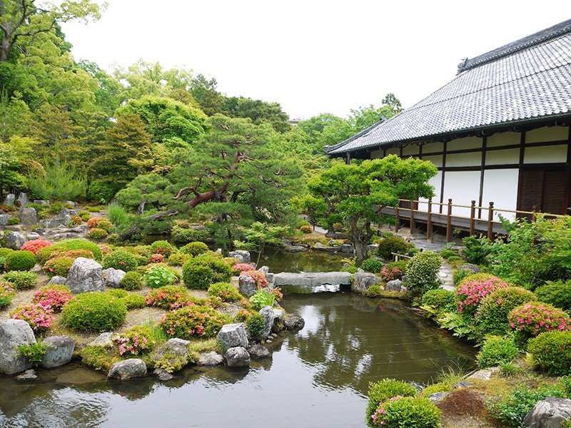 等持院，池泉庭園（提供：林亦峰）