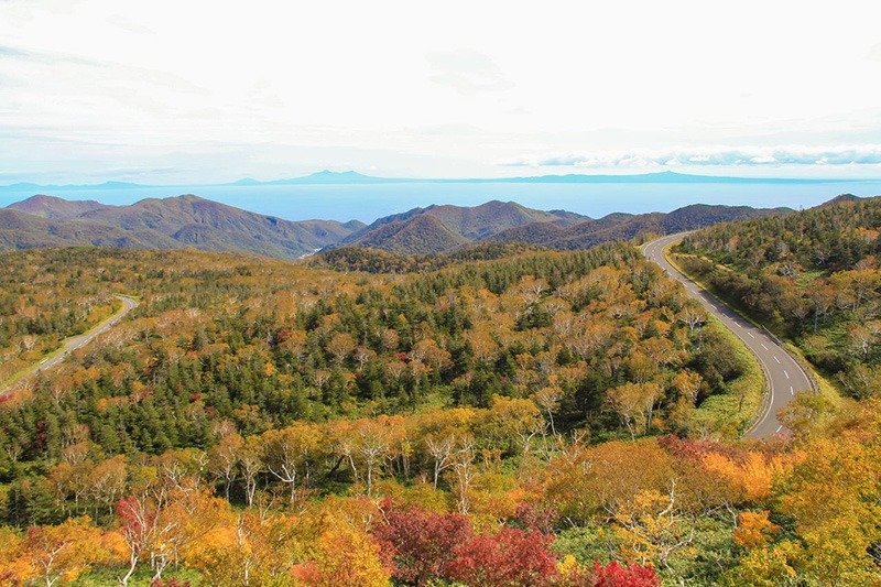 Uno de los encantos de este lugar es el follaje otoñal. (Por cortesía de la Asociación de Turismo de Shiretoko Shari-chō.)