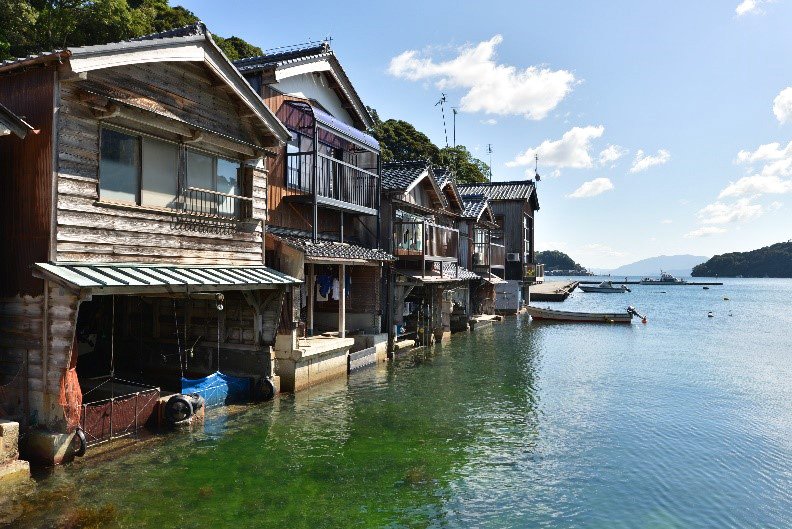 舟屋（撮影：林 亦峰）