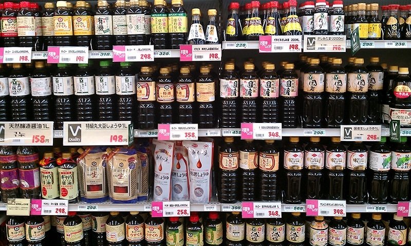 种类丰富的酱油