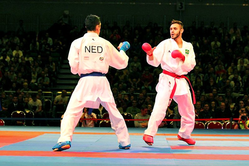 Douglas Brose (right), a Brazilian world champion.