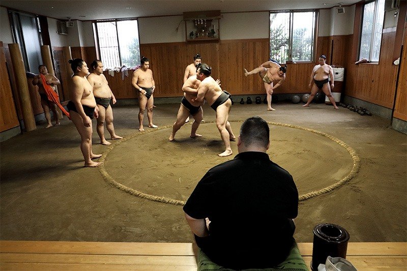 Entrenamiento y ‘chanko’, los secretos de los luchadores de sumo