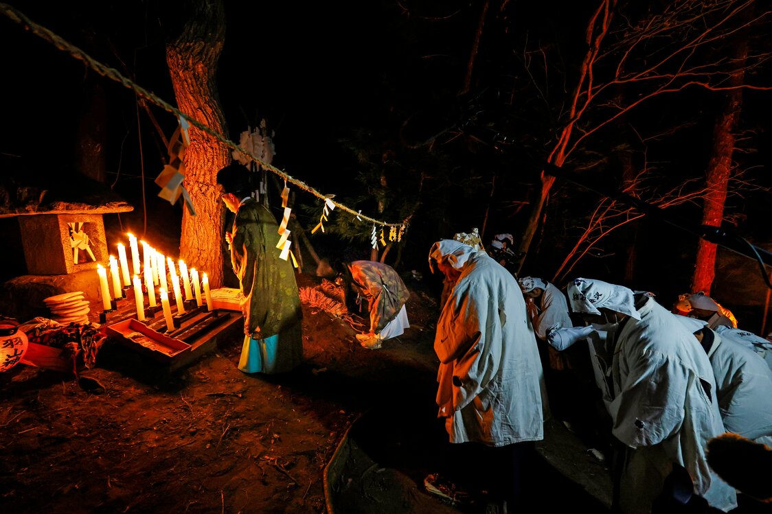 2023年には「黒沼大神」と「八幡（やわた）大神」が降臨し、「天候はまあ良く、作物の出来も良い」と豊年を約束してくれた