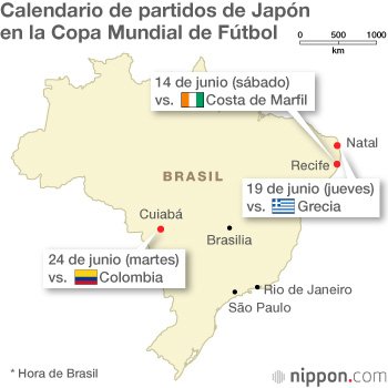 Japón elige a sus 23 para el mundial de Brasil 2014