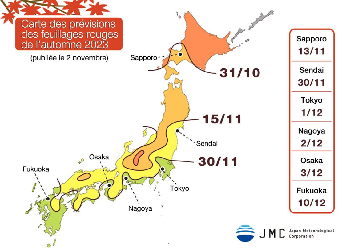 Source : Agence météorologique du Japon
