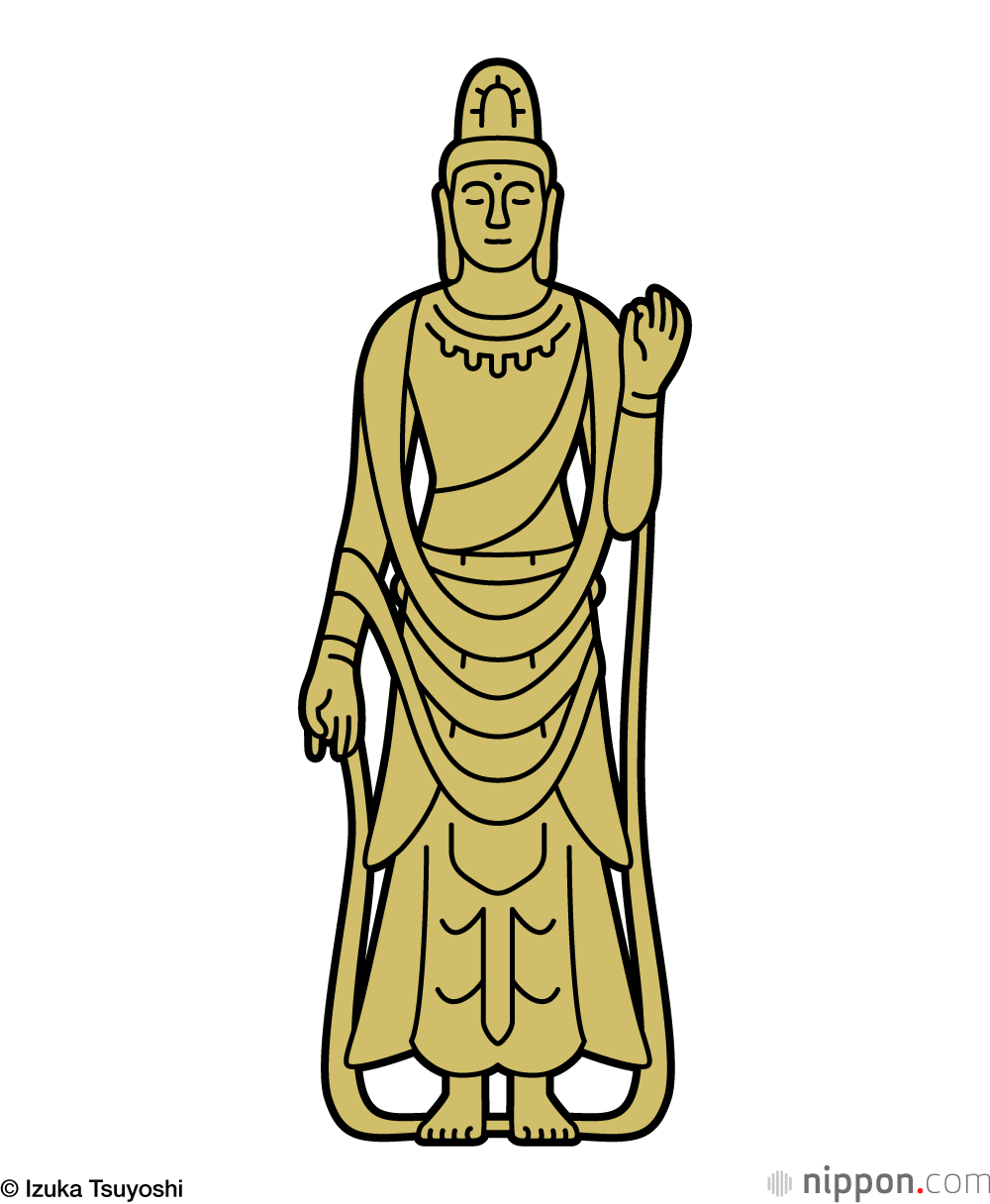 Kannon Bosatsu, bodhisattva of compassion and mercy.