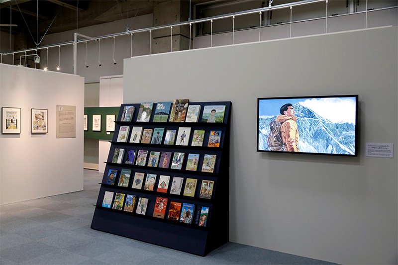 舉辦在日法會館的原畫展被命名為「畫匠 谷口治郎的世界」