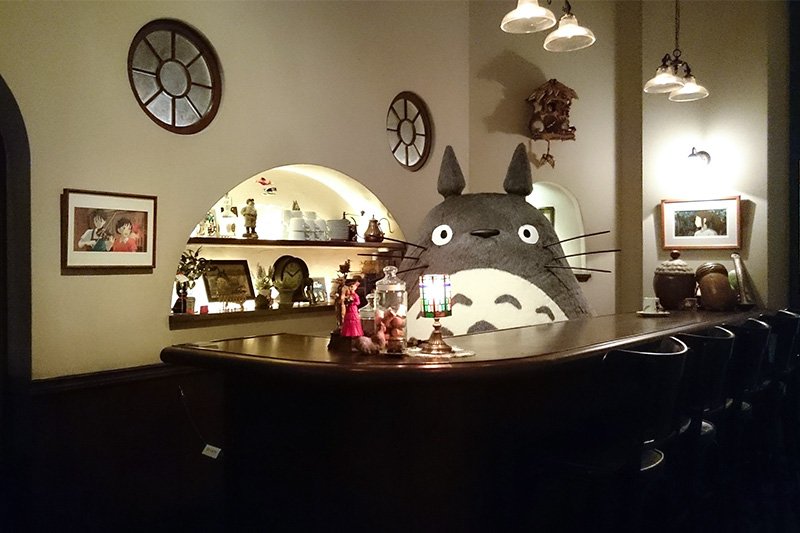 スタジオジブリの内部を再現したコーナー　©Studio Ghibli