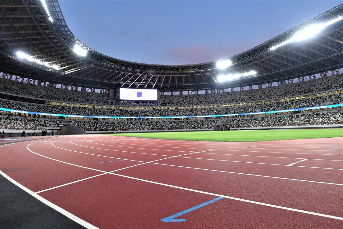 新国立競技場のトラック
