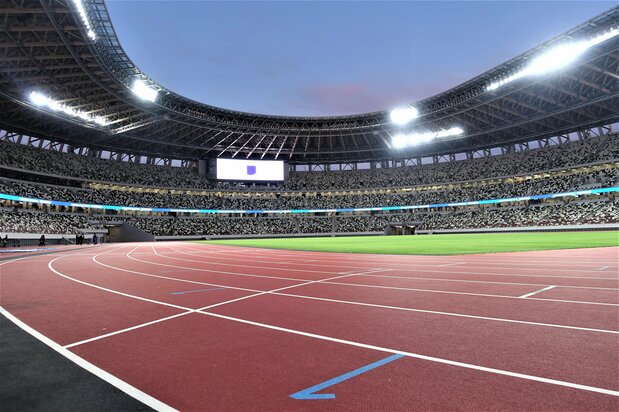 新国立競技場のトラック