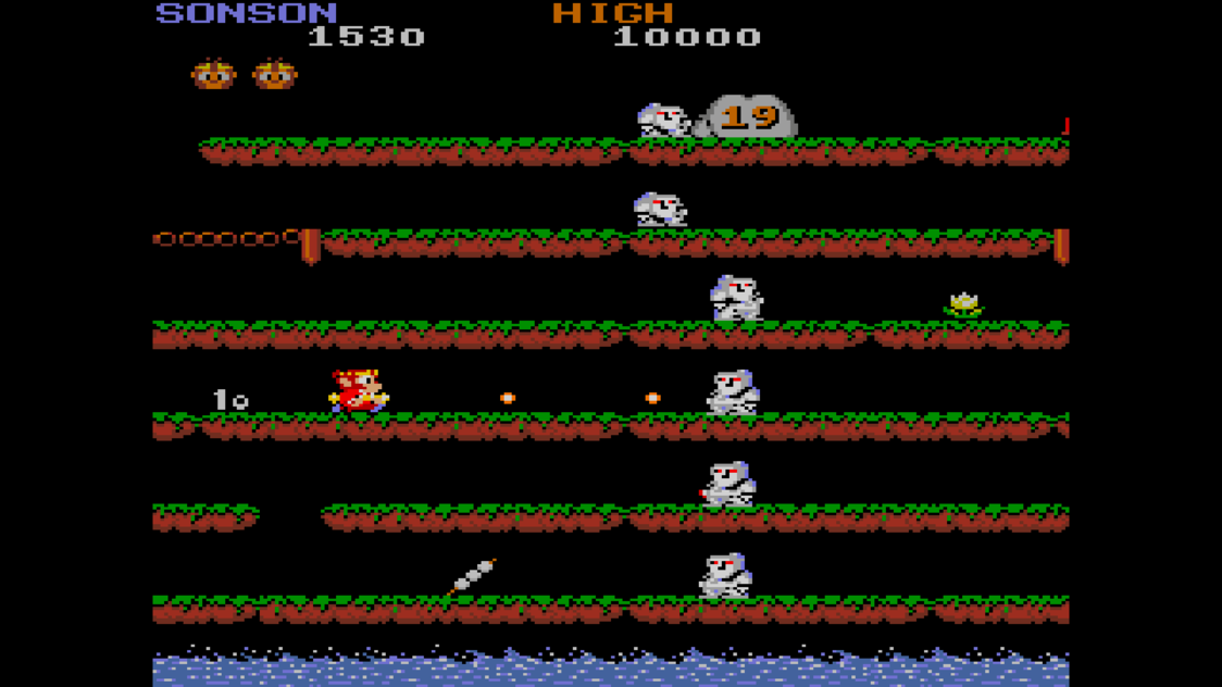 『ソンソン』（1984年）© CAPCOM