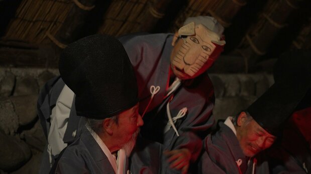 Recreación cinematográfica del ritual realizado en el mimuro. (© 2025 Visual Folklore Inc.)