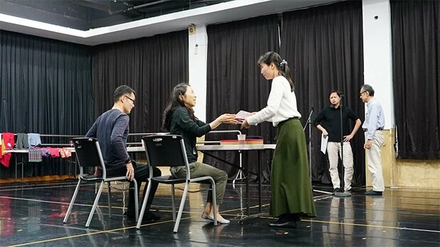 稽古の様子（影像文化芸術基金会提供）