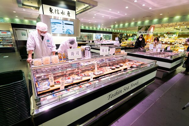 Tōshin’s main store inside the Town Seven building at JR Ogikubo Station.
