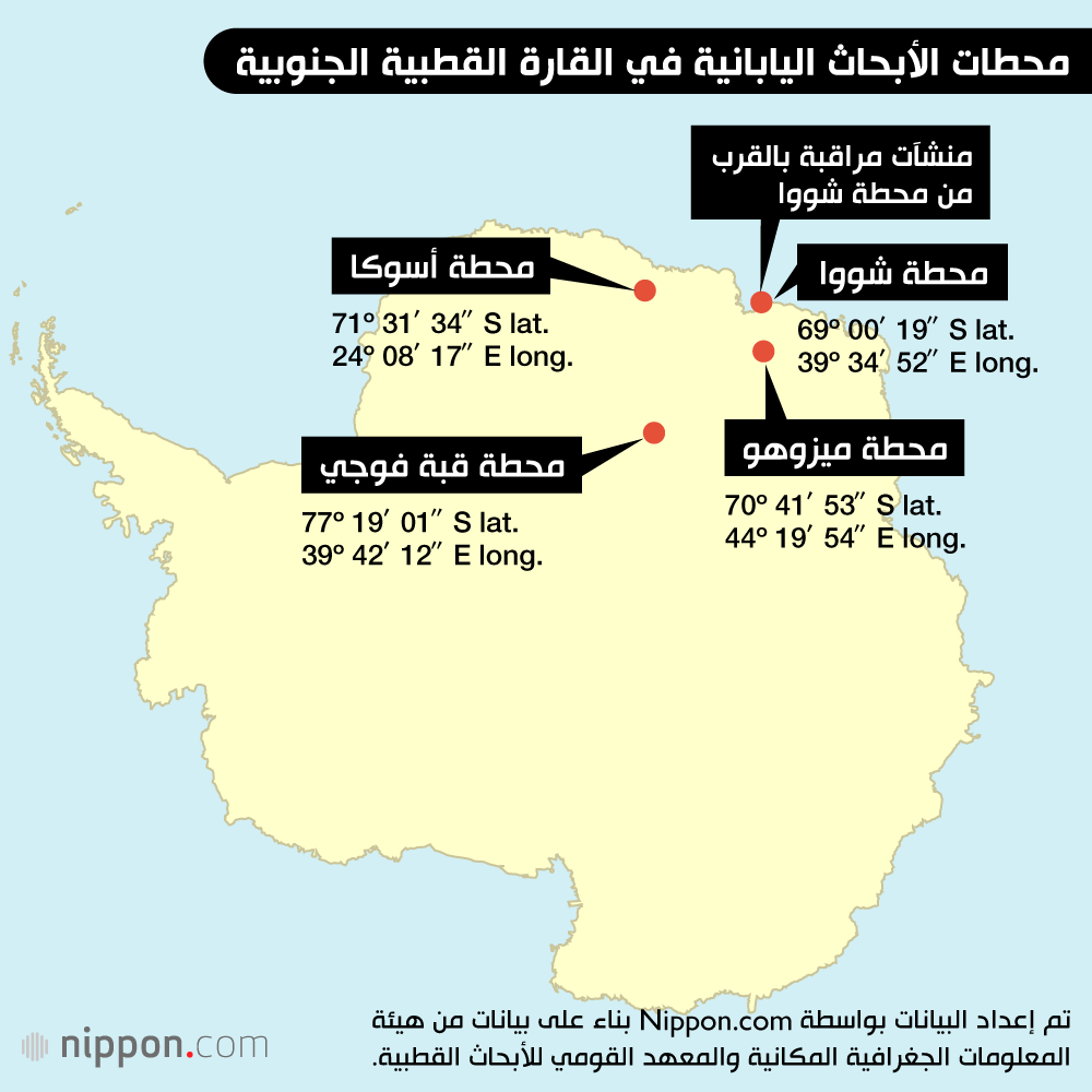 محطات الأبحاث اليابانية في القارة القطبية الجنوبية
