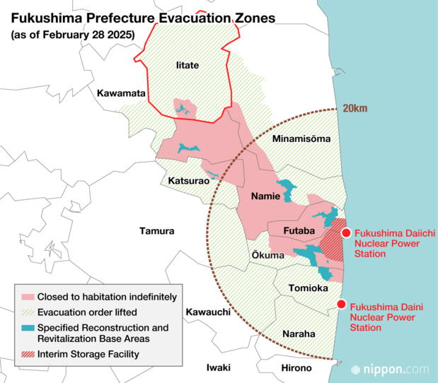 Fukushima Prefecture Evacuation Zones