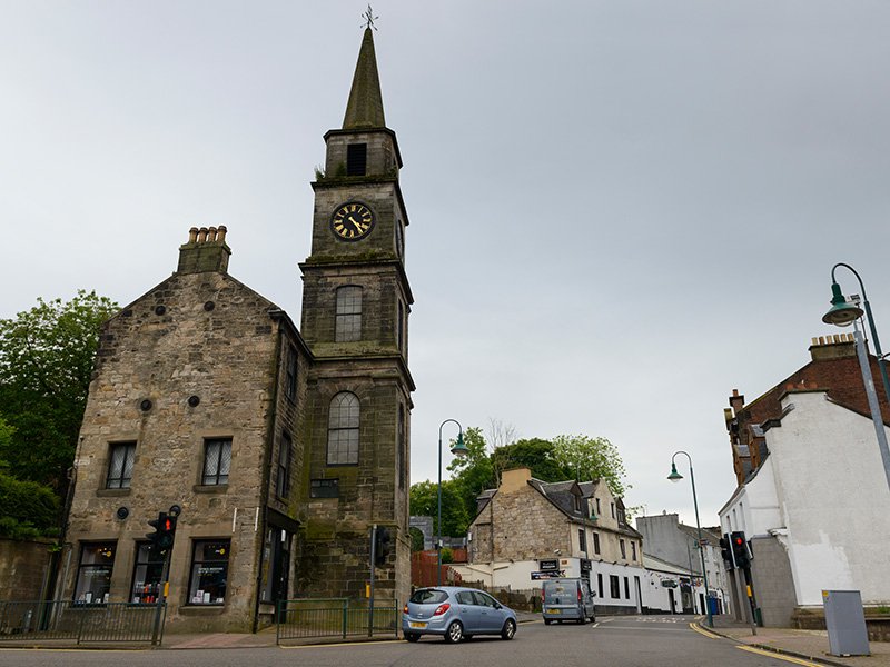 Kirkintilloch, East Dunbartonshire. Imagen del 24 de junio de 2014. (© Tony McNicol)