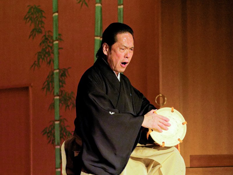 大鼓方の「掛け声」は、「調べ（打ち込み音）」と共に囃子方の重要な骨格となる