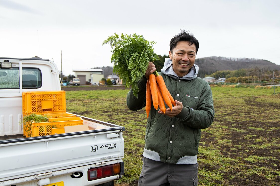 Onodera Atsushi went from disliking vegetables to growing luscious produce.