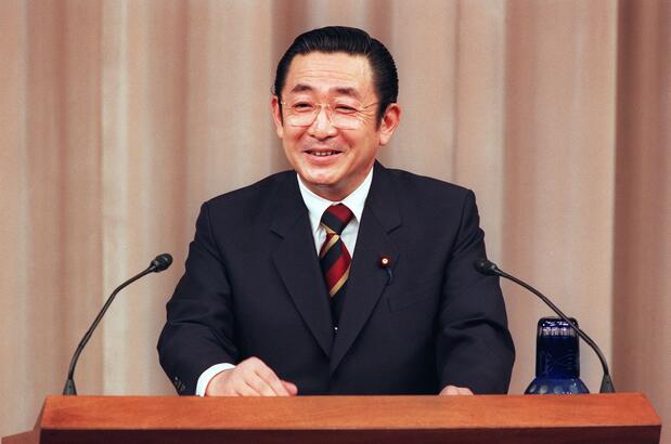 日本前首相桥本龙太郎,1998年4月9日(时事社)
