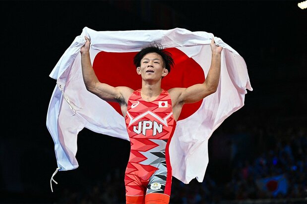 Higuchi Rei, que no pudo participar en los Juegos de Tokio, volvió a brillar con una medalla de oro en París 2024. (Reuters)