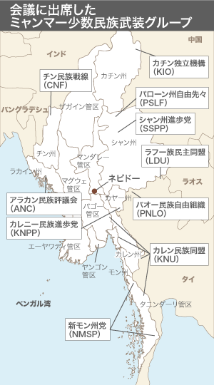 ミャンマー少数民族が日本で和平に向けて第一歩