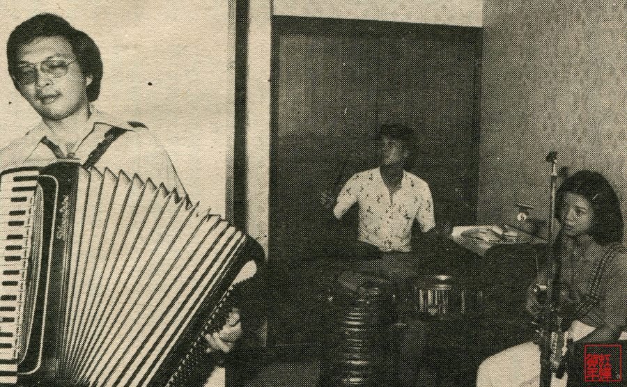 1970年代の北投の流しバンド（楊燁氏提供）
