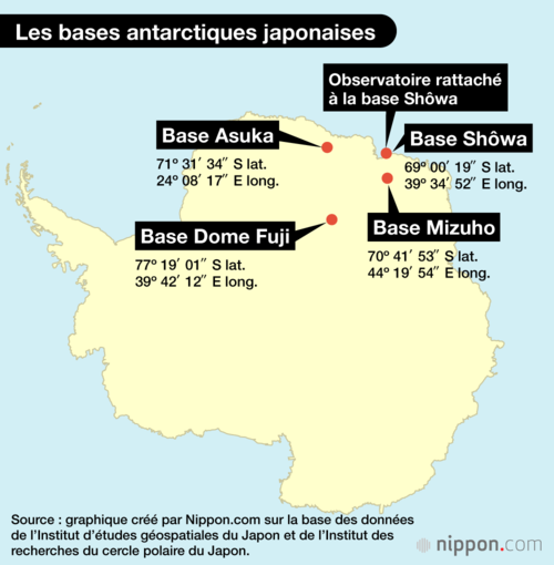 Les bases antarctiques japonaises