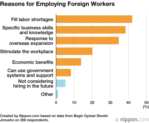 Reasons for Employing Foreign Workers