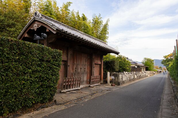 Le portail de l’ancienne résidence de la famille Fukuhara, des vassaux importants du clan Chôshû.