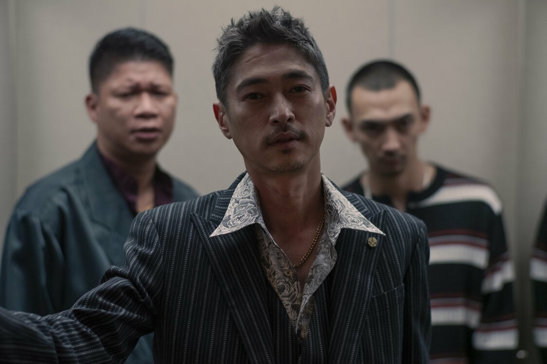 出所間もない凶暴なヤクザ・葉山役の窪塚洋介。渡辺謙とは『池袋ウエストゲートパーク』以来の共演だ　Photo: James Lisle/WOWOW