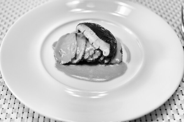 鴨のローストと王様椎茸(2021)