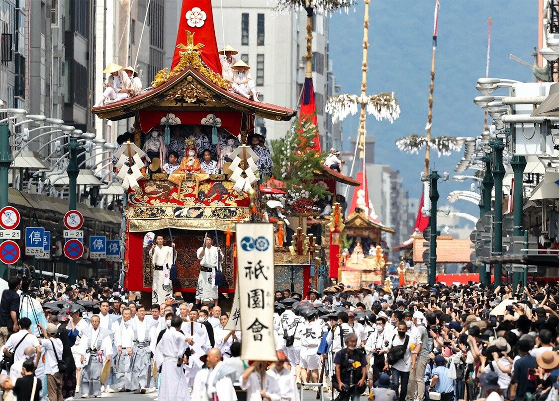 京都・祇園祭、山鉾巡業 （時事）