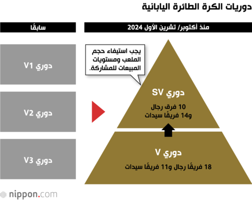 دوريات الكرة الطائرة اليابانية