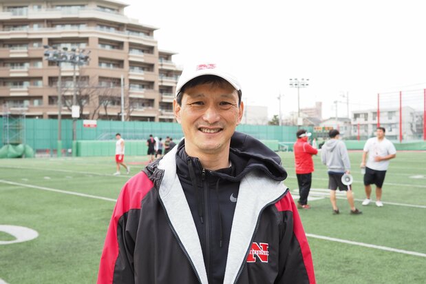 Nihon University American football coach Hishizume Isao. Having rebuilt the scandal-struck program, he will be stepping down in August 2021. (© Fuchi Takayuki)