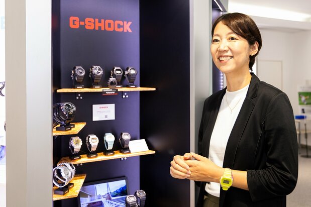 推動G-SHOCK立體商標註冊的松村部長