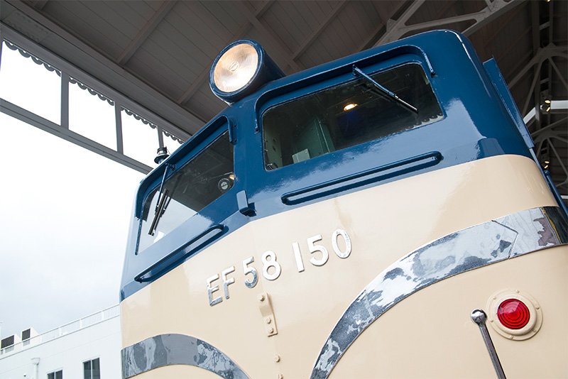 戦後を代表する旅客用の電気機関車、EF58形（1958年製）