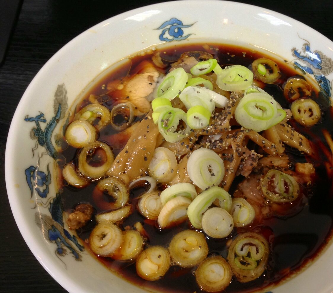 Toyama Black ramen. (Courtesy Toyama City Kankō Association)