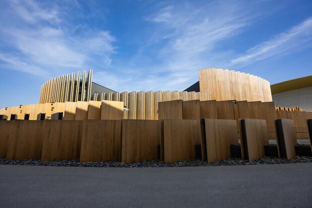 The Japan Pavilion. (© Nippon.com)